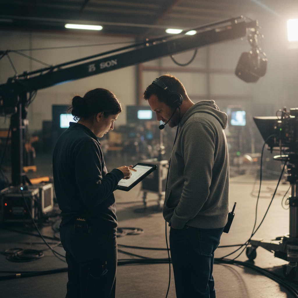 GreenReel sustainability coordinator on set